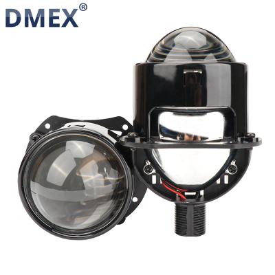 China DMEX E6 2.5 3.0 inch Bi LED Lens 100W 10000LM H4 H7 9005 9006 Waterproof LED Projector Lens Headlights 3.0 inch and 2.5 inch for sale