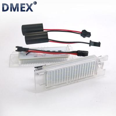 China High Quality License Plate Light DMEX Radio In Law Vehicle LED Number Plate Lamp For Opel Zafira B 05-11 for sale