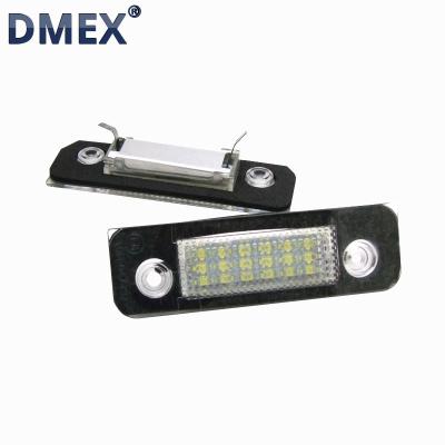 China High Quality License Plate Light DMEX Radio In Law LED Auto Number Plate Lamp For Volkswagen Golf 4 5 6 for sale