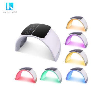 China Skin Tightening Photon 7 Colors Acne Treatment Therapy Lightweight Pdt Foldable Led Facial Machine for sale