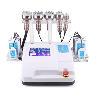 China Portable Ultrasonic Weight Loss Liposuction 40k Vacuum Cavitation Slimming Machine 6 in 1 Laser Equipment for sale