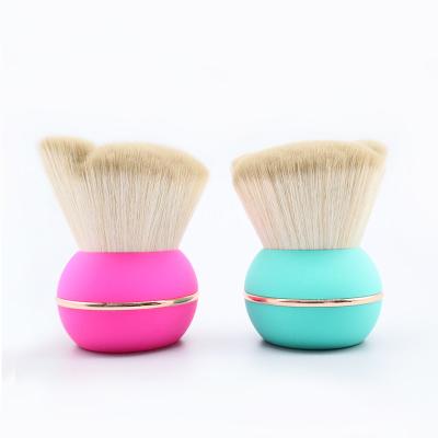 China Angular Blush Cat Paw Stylish Makeup Brush High Quality Nylon Wool Hair Silicone Handle Beautiful Material Angled Makeup Brush Custom Color for sale