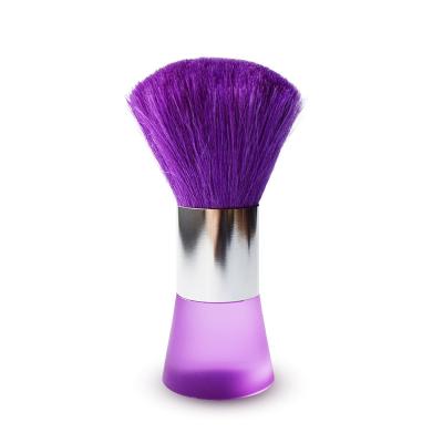 China Single Purple Gorgeous Aluminum Aluminum Makeup Brush Kuulee Olive Color Kabuki Powder Makeup Brush Synthetic Kabuki Hair Beauty Tool OEM for sale