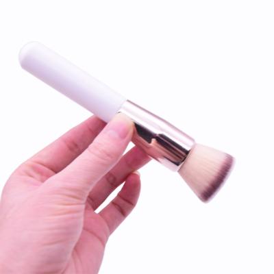 China Smudge Brush Flat Surface Liquid Powder Cream Cosmetics Contouring Vegan Makeup Blending Brushes for sale