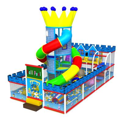 China 3-15 Years Commercial Soft Playground Kids Play Equipment Indoor Ball Pit With Slide For Sale for sale