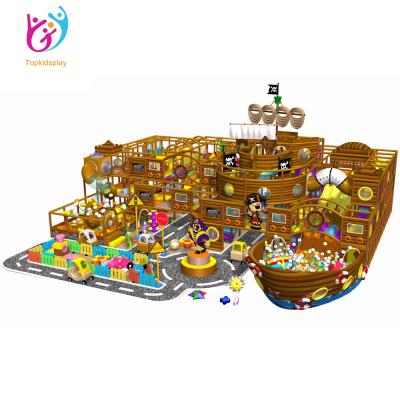 China Commercial Kindergarten Kids Adventure Pirate Ship Theme Indoor Playground Kids for sale