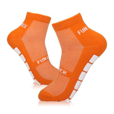 China China Professional Antibacterial Custom Sock Manufacturer Kids Indoor Trampoline Park Anti Slip Knitted Compression Sock for sale