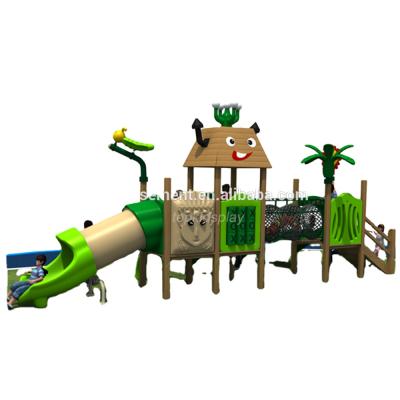 China Cheap indoor&outdoor park kids wooden playground equipment for kids, new design commercial outdoor wooden playground for sale