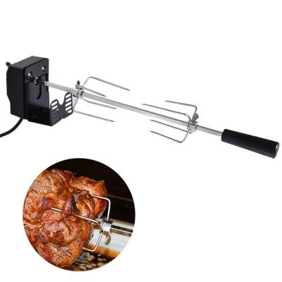 China Corrosion Resistance Stainless Steel Automatic Rotisserie Kit BBQ Rotisserie Kit Grill Rotisserie Set With Motor for sale