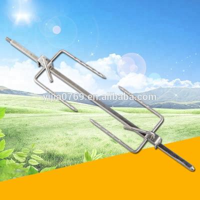 China Corrosion Resistance Large Spit Rotisserie / Pork Grill Meat Fork / Big Fork for sale