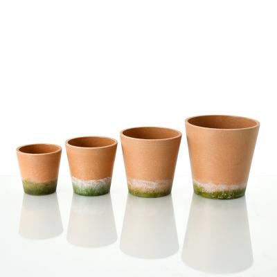 China Modern Manufacturers Table Plastic Terracotta Pots Wholesale Plastic Flower Pots Planter for sale