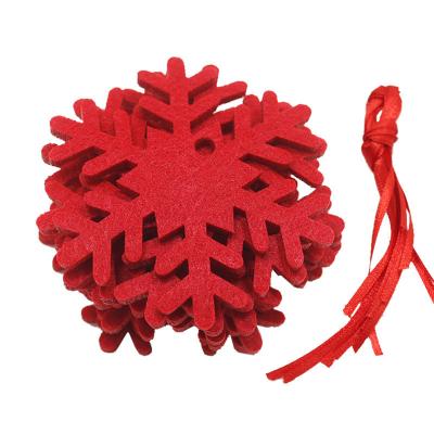 China Nordic Chirstmas Decor Style Christmas Snowflake Felt Coasters Heat Resistant Pendant Felt Dry Coasters are available to order for sale