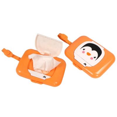 China Plastic Box Eco-friendly Baby Wipes Case Travel Baby Wet Wipes Cleaning Box Nonwoven Nonwoven OEM ODM Private Label Service for sale