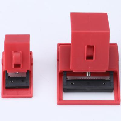 China Easily Installed Safety Insulated Nylon Electrical Mcb Lock Circuit Breaker Lockout Device for sale