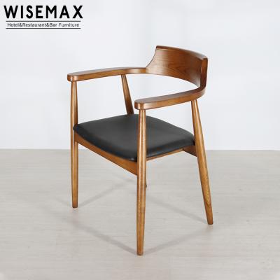 China Hiroshima Chair Ash Solid Wood Leisure Arm Dining Chair Hiroshima Chair Dining Room Furniture Hotel Restaurant for sale