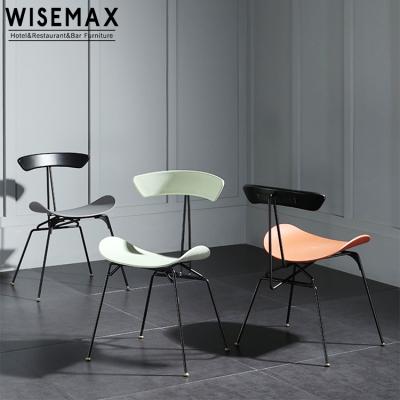 China Modern Industrial Style Vintage Plastic Metal Restaurant Dining PP Ant Chair for sale