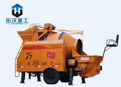 China OEM Portable Concrete Pump 30 M^3 Concrete Output With Mixer Delivery Electric for sale