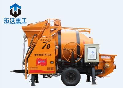 China TWTG30 T8 Concrete Mixer Pump / Small Portable Concrete Pump IOS Certification for sale