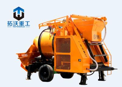 China IOS Certification Concrete Mixer Pump Large Capacity Diesel Engine For Tunnels for sale