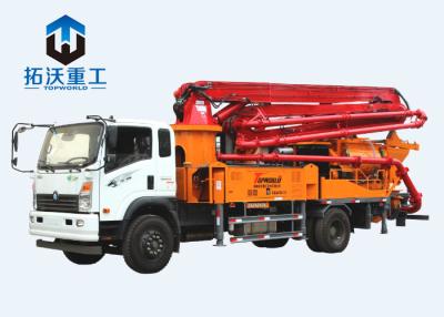 China Long Distance Delivery Truck Mixer Boom Pump For Water Conservancy Project for sale