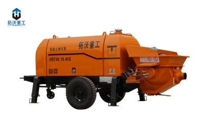 China HBT4008 Trailer Electric Concrete Pump Dimension 5145 X 1950 X 2150 Mm for sale