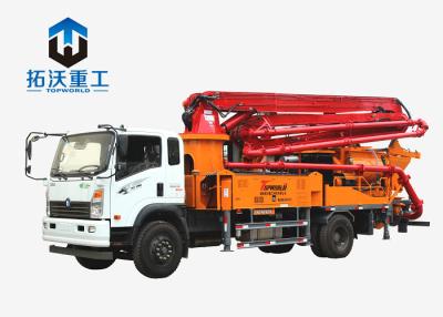 China Boom Pressure Concrete Pump , Cement Boom Truck 3960 Mm Overall Height for sale