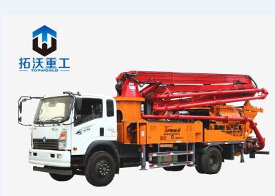 China High Pressure Truck Mixer Boom Pump Large Capacity With IOS Certification for sale