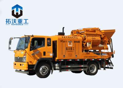 China Diesel Power Electric Truck Mixer Pump / Small Cement Pump High Pressure for sale