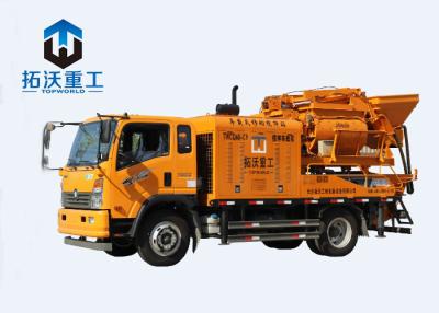 China Full Hydraulic Self Loader Truck Mounted Mixer Pump High Work Efficiency for sale