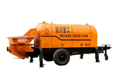 China Flexible Moving Portable Compact Concrete Pump Diesel Power For Buildings for sale