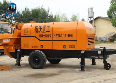 China HBT6013 Diesel Concrete Pump , Concrete Transfer Pump With High Pressure for sale