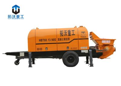 China Easy Maintenance Trailer Mounted Concrete Pump 280 / 260cc Oil Pump Displacement for sale