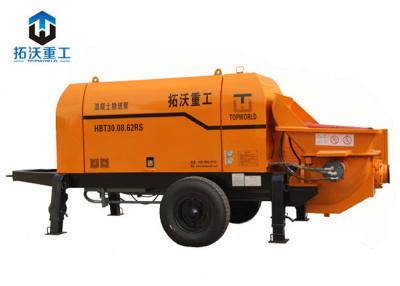 China Double Filter System Trailer Mounted Concrete Pump With 1 Year Warranty for sale