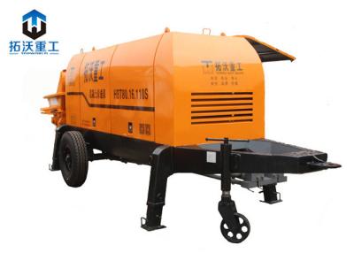 China Reliable Design Trailer Mounted Concrete Pump / Concrete Pumping Machine for sale