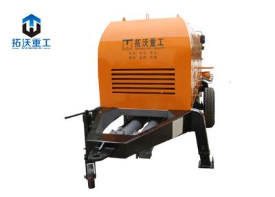 China Alloy Eye Plate Mini Concrete Pump , Mini Transfer Pump Siemens PLC Control for sale