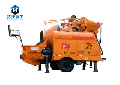 China High Precision Small Concrete Pump， Portable Concrete Mixer 8 MPa Pumping Pressure for sale