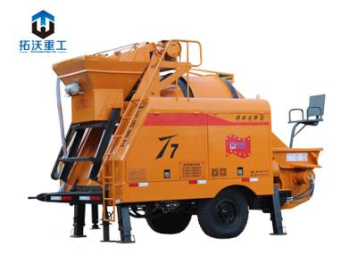 China 6.1 T Weight Concrete Mixer Pump Italy Manuli Rubber Hose 5200 X 2200 X 3350 Mm Dimension for sale