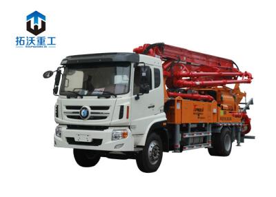 China Convenient Truck Mounted Boom Pump / Concrete Mixer Pump With Hydraulic Pump for sale