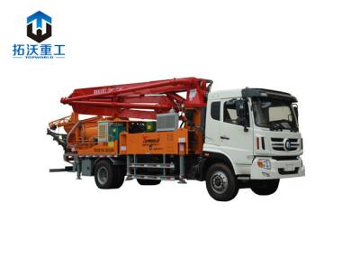 China Road Concrete Mixer Pump Flexible Comprehensive Four Sections M Type Boom Design for sale