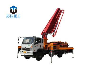 China Truck Mounted Concrete Boom Pump Truck Dimension 10700 X 2490 X 3980 Mm for sale