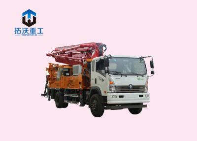 China Hydraulic Boom Placer Concrete Pump Truck Construction Equipment For Tunnel for sale