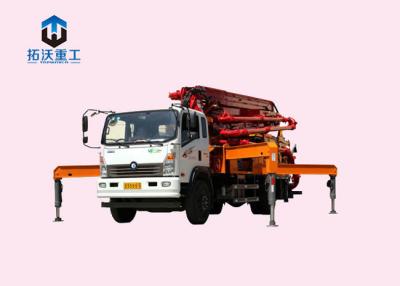 China Mobile Building Construction Machines , Concrete Pump Truck 22600kg Weight for sale