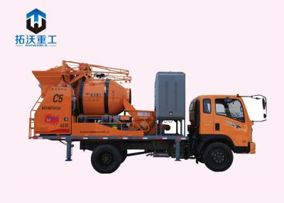 China Double Horizontal Shaft Concrete Mixer Pump , Forced Concrete Drum Mixer for sale