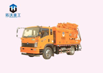 China Diesel Concrete Mixer Pump Truck Electric Force Concrete Mixer With Pump for sale