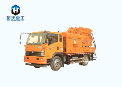 China Electric Mobile Concrete Mixer With Pump , Diesel Engine Drum Concrete Mixer Pump for sale