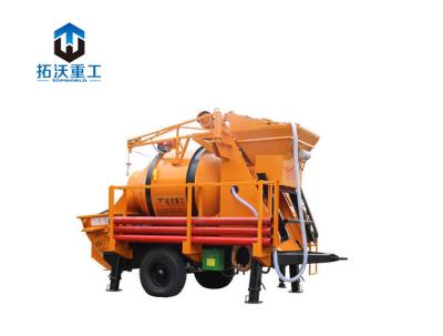 China Draggable Self Loading Concrete Mixer 5200*2200*3350 Mm Dimension With Pump for sale