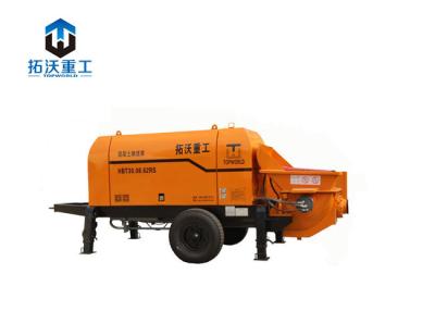 China Small Portable Concrete Pump Double Filtering System 8 Mpa Delivery Pressure for sale