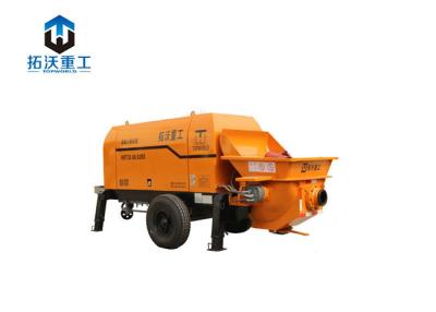 China Building Machine Trailer Mounted Concrete Pump , Mobile Concrete Pump for sale