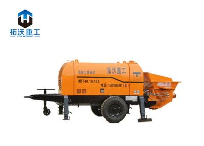 China Electric Pumpcrete Trailerable Portable Concrete Mixer Pump Mini Stype for sale