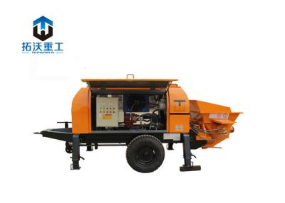 China Electric Motor Concrete Pump Trailer / Mini Concrete Pumping Machine for sale